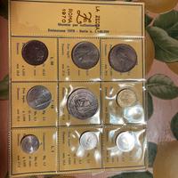 Numismatica serie zecca 1970 con due argenti