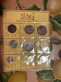 Numismatica serie zecca 1970 con due argenti