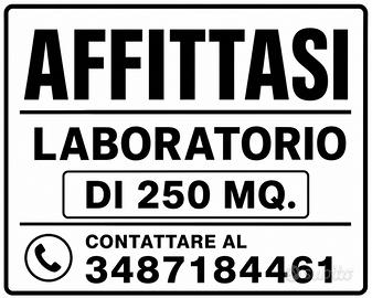Laboratorio di 250 mq
