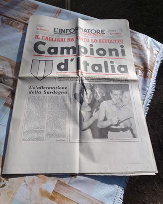 Quotidiano storico scudetto 69/70 
