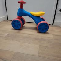 Bici pedagogica quad blu.