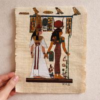 Papiro egiziano  con geroglifici 