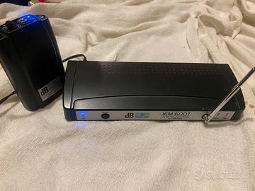 In ear wireless system db technologies  Mod 600 T