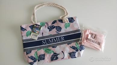 Borsa mare con copricostume 