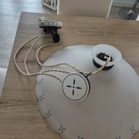 lampadario con carrucola