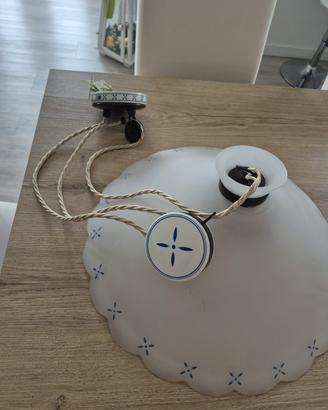 lampadario con carrucola