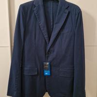 OVS PIOMBO Giacca Uomo Blu Cotone tg. 48 - NUOVA