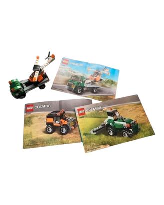 LEGO Creator 31043 Chopper Transporter – Completo