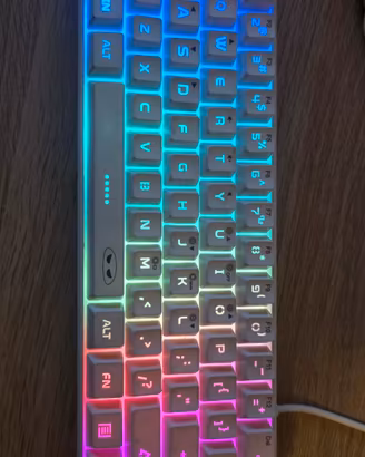 Tastiera Gaming Meccanica Bianca - Layout US