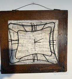 Orologio artigianale in legno