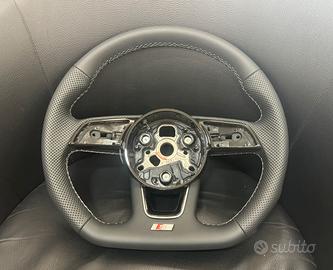 Sterzo volante piatto tagliato s-line audi A3 A4 A