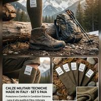  Calze Militari Tecniche Made  lV taglia 