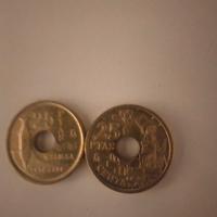 moneta spagnola 25 ptas