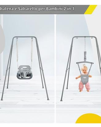 Altalena e saltarello per bambini