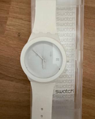 Ororlogio Swatch BASIC WHITE Crono con Scatola