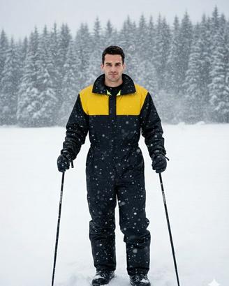 tuta da neve uomo donna, impermeabile termica e nu