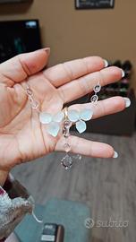 collana con ortensie vere 