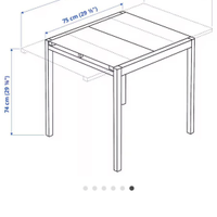 Tavolo Ikea GLIVARP+ 3 sedie TOBIAS