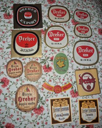 dreher birra vintage epoca etichette