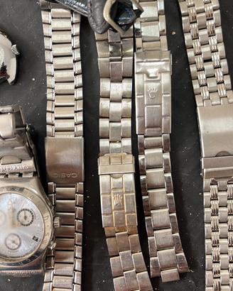 Lotto di orologi e cinturini