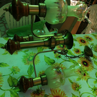 Lampadario a tre candelabri