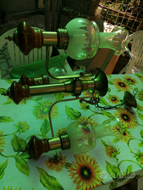 Lampadario a tre candelabri