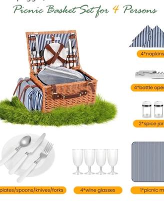 Cesto completo per Pic nic 