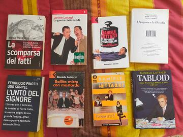 Libri vari Daniele Luttazzi e Marco travaglio