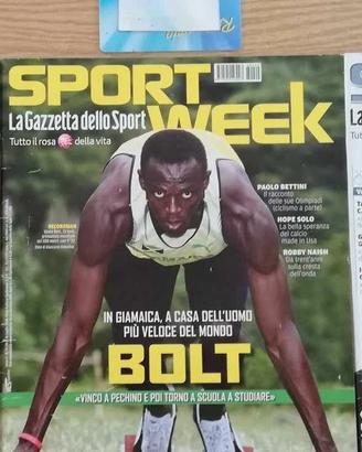 Rivista Sport Week La Gazzetta dello Sport - Bolt