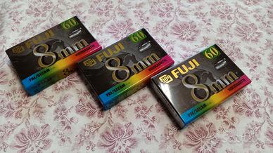 VIDEOCASSETTE FUJI 8MM NUOVI 3 PEZZI