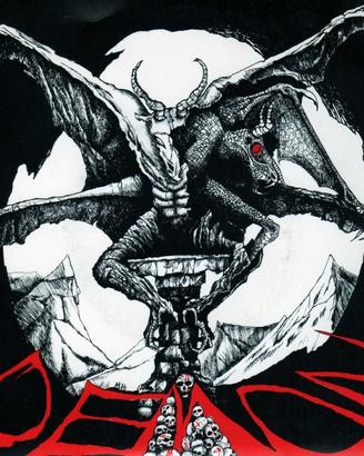 45" Demon - Liar Vinile Rosso Anno 1980