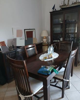 Mobili per salotto stile etnico marrone scuro
