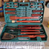 set professionale barbecue