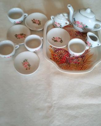 Servizio tè  mini  set da  collezione