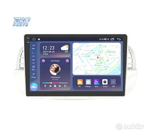 RADIO GPS ANDROID 13 FIAT 500 07-15