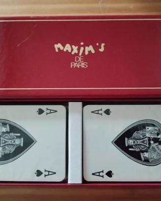 carte da ramino gioco Maxim's de paris
