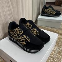 Sneakers nere con stampa leopardata Sara Lopez