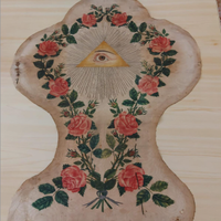 Tela di seta Massonica -Dipinto ‘800