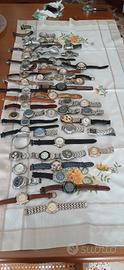 Lotto di circa 50 orologi da polso