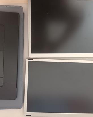 Triplo monitor per laptop portatile