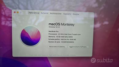 Macbook Pro 15" - Retina - mid 2015