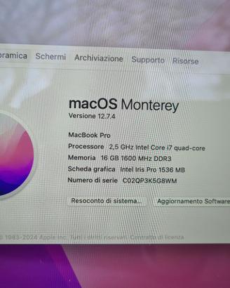 Macbook Pro 15" - Retina - mid 2015