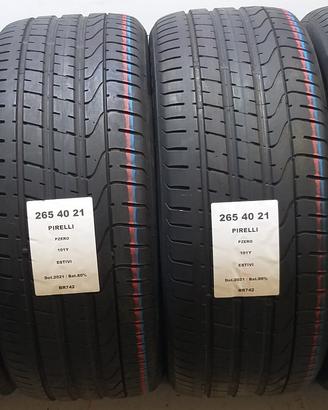 4 GOMME 265 40 21 PIRELLI BR742
