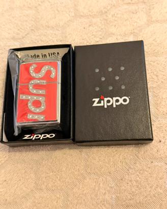 Accendino Zippo Supreme  Logo Strass/ Swarovsky co