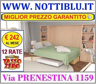 Letto a Scomparsa 2 piazze_12 rate €242 TASSO ZERO