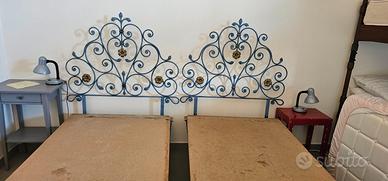 Due reti per letti singoli