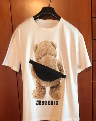 Maglietta nuova orso con marsupio tg L