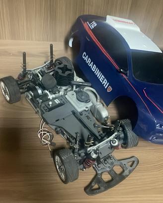 Auto polizia,auto carabinieri e elicottero carabin