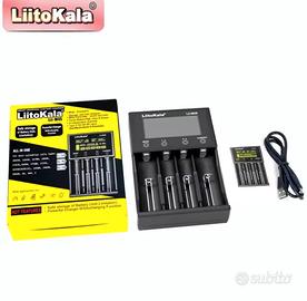 Carica batterie Litio e Ni-cd e NI-Mh nuovo Liitok