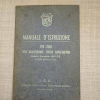 Manuale d'istruzione analizzatore tester I.C.E. MI